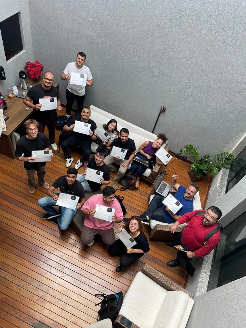 Corporate Excel training session in progress